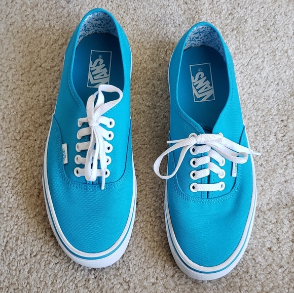 💥SOLD💥Vans Authentic Skate Shoes 🌊Ocean Blue 🌊 - Picture 2 of 3